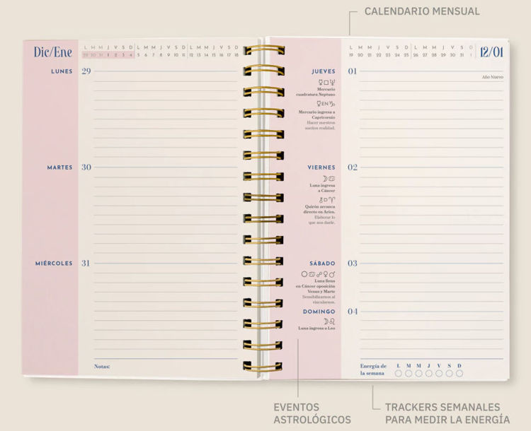 Imagen de AGENDA ASTROLÓGICA LA FUERZA