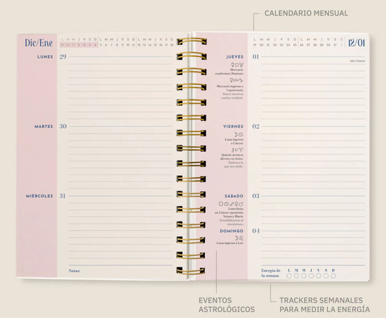 Imagen de AGENDA ASTROLÓGICA LA EMPERATRIZ