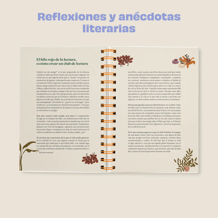 Imagen de AGENDA LITERARIA LIVING DE PELOTA (SEMANAL)