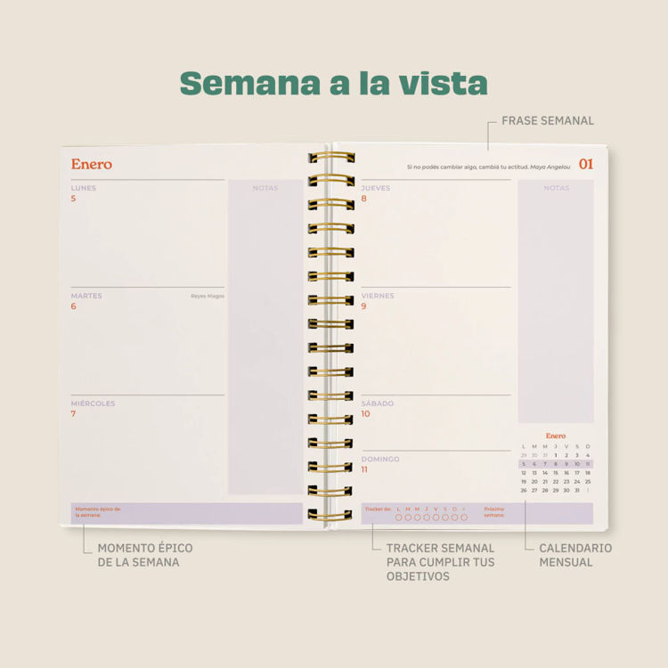 Imagen de AGENDA 2026: MEDITERRÁNEO (SEMANAL)
