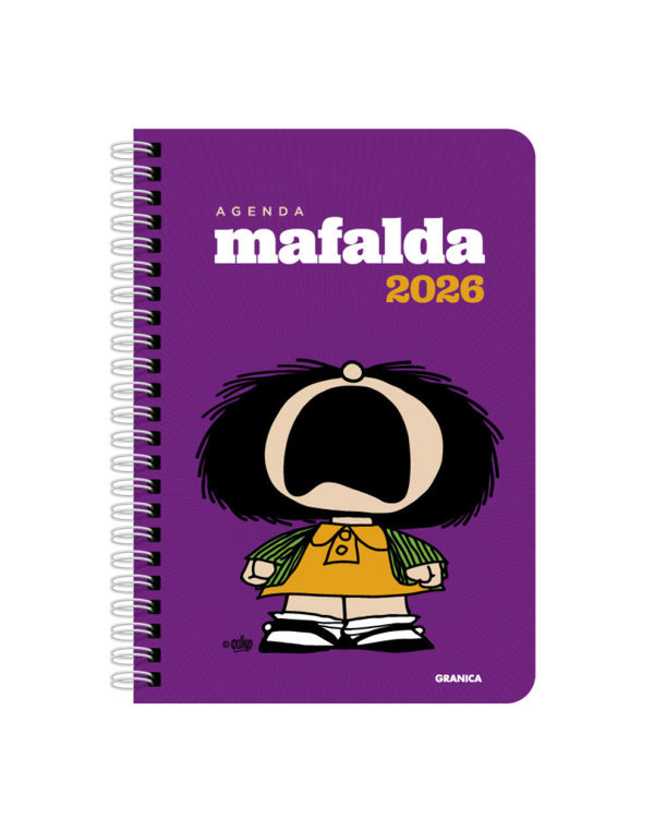 Imagen de AGENDA 2026 MAFALDA PROTESTA VIOLETA (ANILLADA) / QUINO
