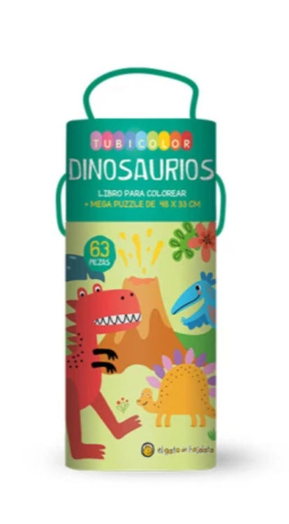 Imagen de TUBICOLOR: DINOSAURIOS / EL GATO DE HOJALATA
