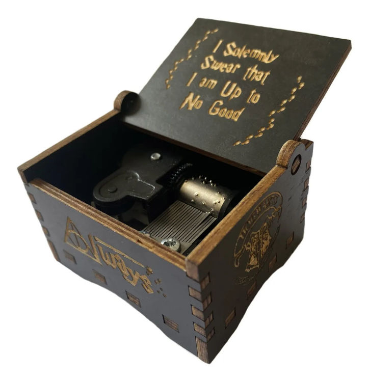 Imagen de HARRY POTTER (NEGRO) / CAJITA MUSICAL AUTOMÁTICA