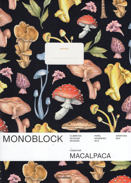 Imagen de 2 LIBRETAS FUNGI POR MACALPACA / MONOBLOCK