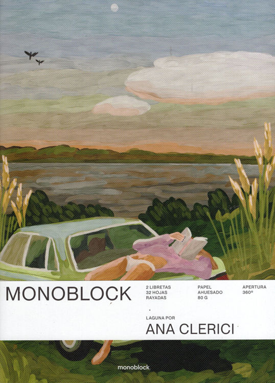 Imagen de 2 LIBRETAS LAGUNA POR ANA CLERICI / MONOBLOCK