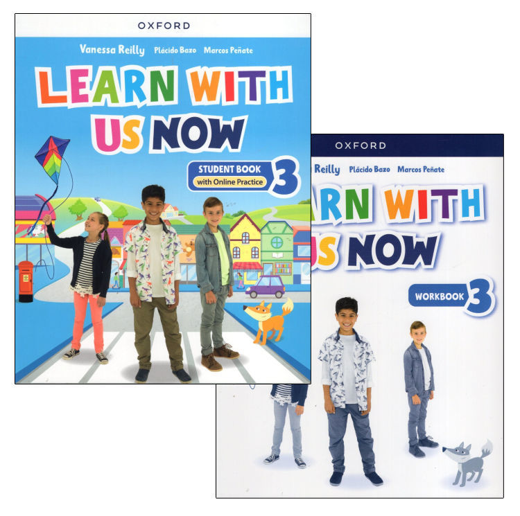 Imagen de LEARN WITH US NOW 3 / STUDENT BOOK + WORKBOOK  / OXFORD