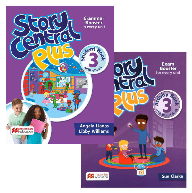 Imagen de STORY CENTRAL PLUS 3 / STUDENT'S BOOK + ACTIVITY BOOK / MACMILLAN