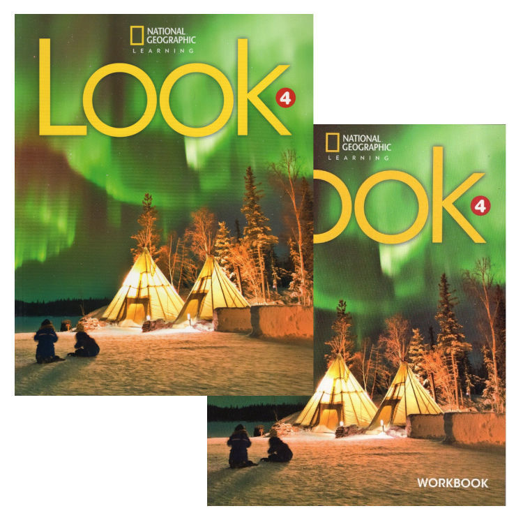 Imagen de LOOK 4 / STUDENT'S BOOK + WORKBOOK / NATIONAL GEOGRAPHIC