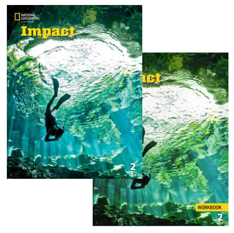 Imagen de IMPACT 2 (2ND ED.) / STUDENT’S BOOK & WORKBOOK / NATIONAL GEOGRAPHIC
