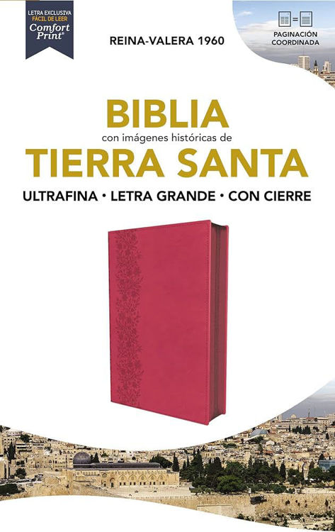 Imagen de BIBLIA TIERRA SANTA ROSA (REINA VALERA 1960) / EDITORIAL VIDA