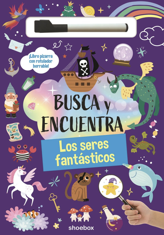 Imagen de BUSCA Y ENCUENTRA: LOS SERES FANTÁSTICOS (LIBRO PIZARRA) / AGUA DE MAYO