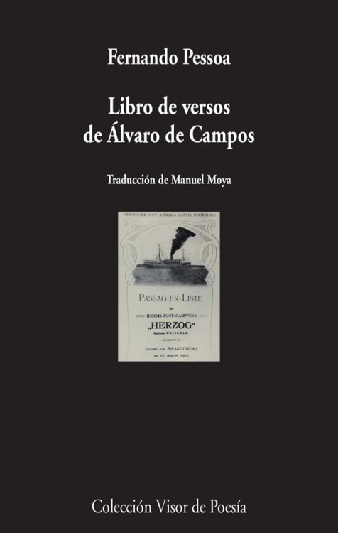 Imagen de LIBRO DE VERSOS DE ÁLVARO DE CAMPOS / FERNANDO PESSOA