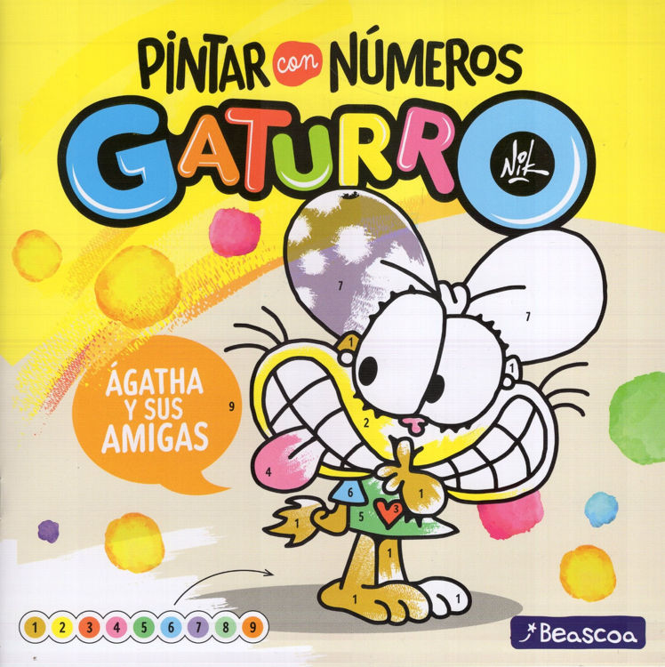 Imagen de PINTAR CON NÚMEROS GATURRO: Ágatha y sus amigas