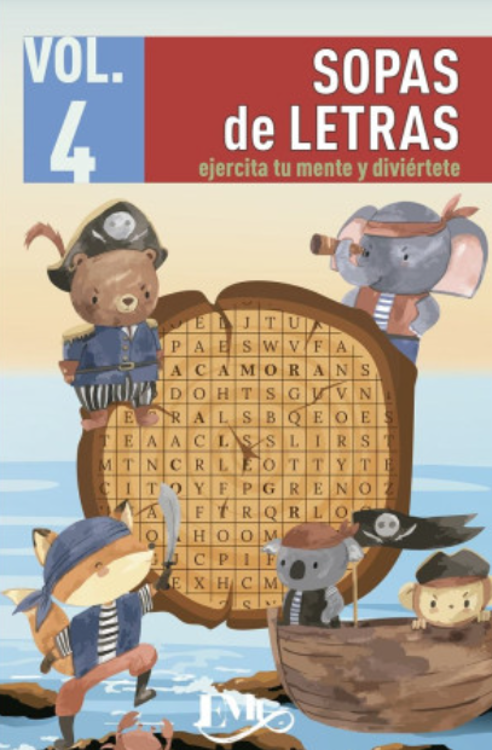 Imagen de SOPAS DE LETRAS 04: EJERCITA TU MENTE Y DIVIÉRTETE / EMU